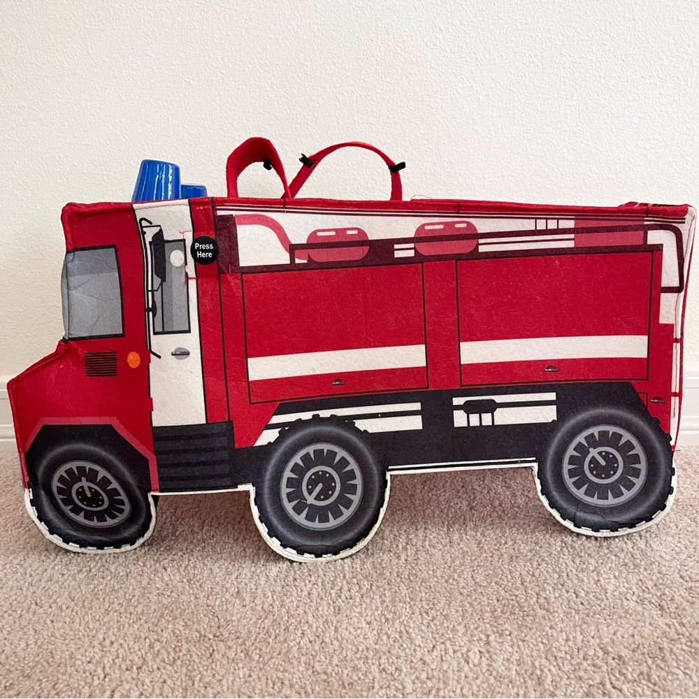 Light Up Fire Engine Firefighter Costume -Target Hyde and Eek Toddler 4-5T